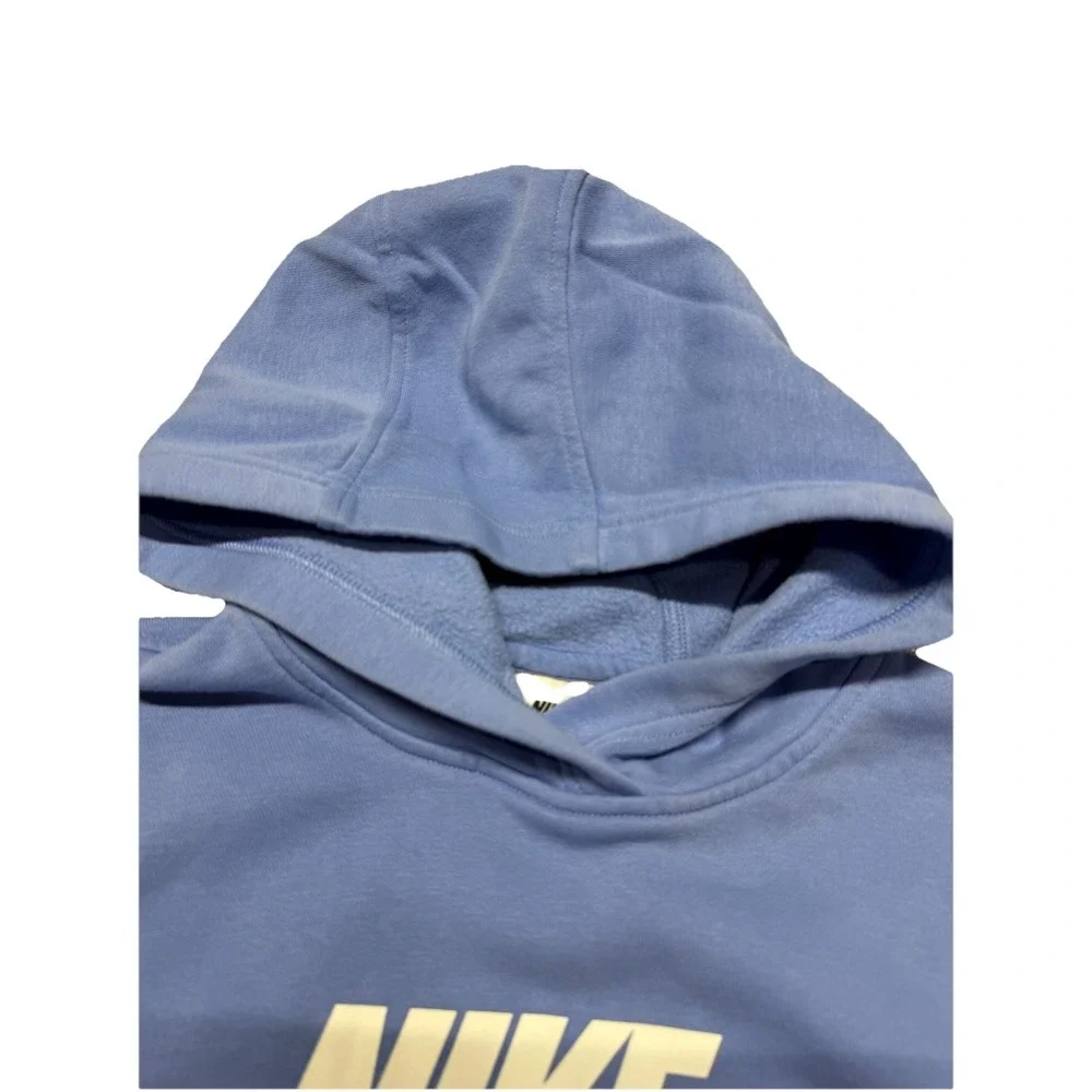 Girls‎ Large Nike Sweatshirt Kangaroo Pocket Hoodie Periwinkle Light Purple